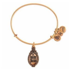 Authentic Alex and ani haunted mansion gold bangle bracelet